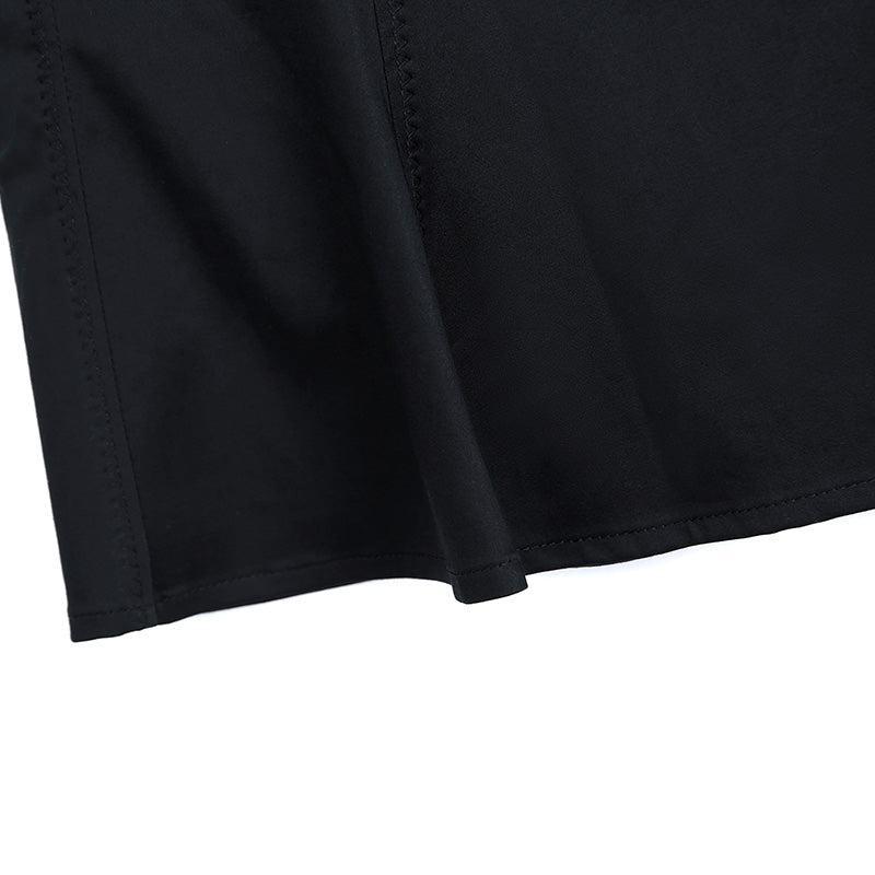 JJparty-AP01 Women cotton spandex A-line casual short skirt